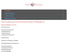 Tablet Screenshot of partl-krainer.at